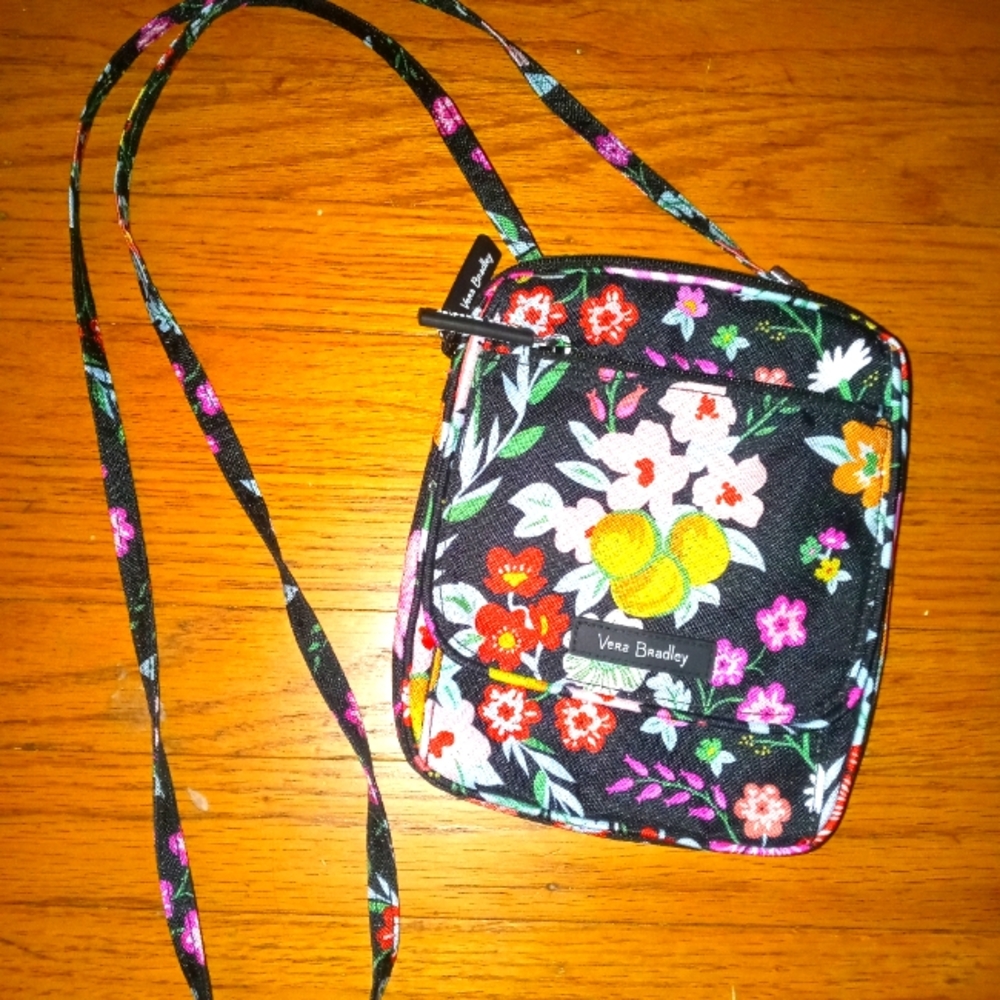 NWOT Vera Bradley coated mini crossbody bag